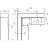 Angle pour profilé bas pose à plat