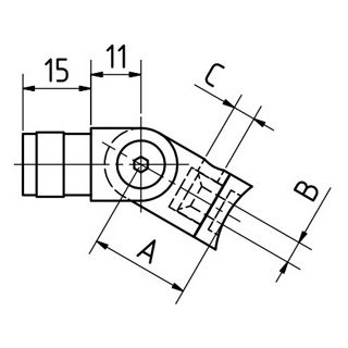 Support de lisse orientable