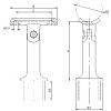 Support orientable poli miroir