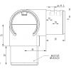 Raccord d'angle à 90° 