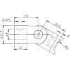 Pièce de jonction orientable