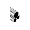 Tube en inox 304 Ø48.3x2.0mm - finition brossé semi-brillant grain fin 320